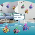 thumbnail image 2 of Handmade Wrought Iron Metal Fish Mural For Home Decoration And Outdoor Garden3PC, 2 of 6