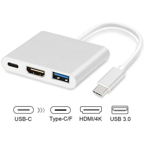 INECK® Adaptateur USB-C vers HDMI pour MacBook Pro 2016