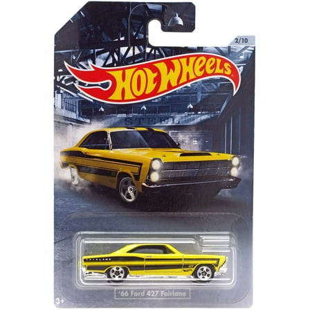 Hot Wheels American Steel '66 Ford 427 Fairlane Diecast Car