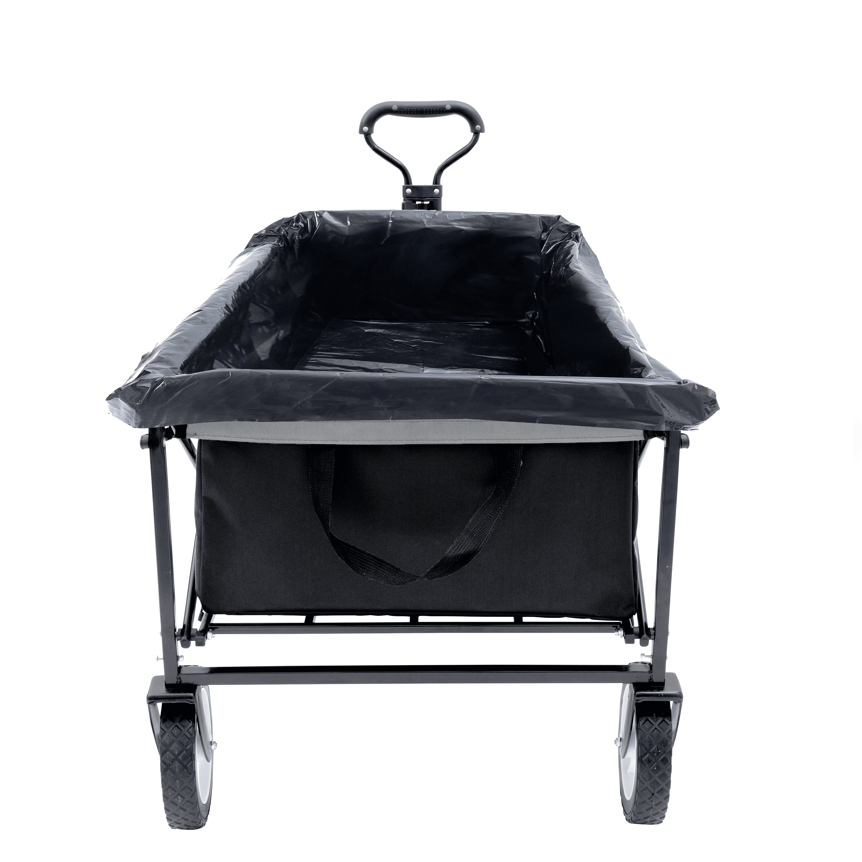 360lbs Collapsible Foldable Wagon Cart with strapping system ,Beach Wagon Utility Cart Utility Wagon Grocery Cart for Camping Shopping Sports Gardening Fishing