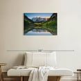 thumbnail image 2 of Elephant Stock Maroon Bells Lake Sunshine Wall Art - Horizontal Canvas Wall Art - Living Room Wall Decor - Nature Canvas - Gray And White Decor - 30" x 20", 2 of 8