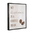 thumbnail image 3 of Stupell My Birthstone Is A Coffee Bean Funny Food & Beverage Painting Black Floater Framed Art Print Wall Art, 3 of 6