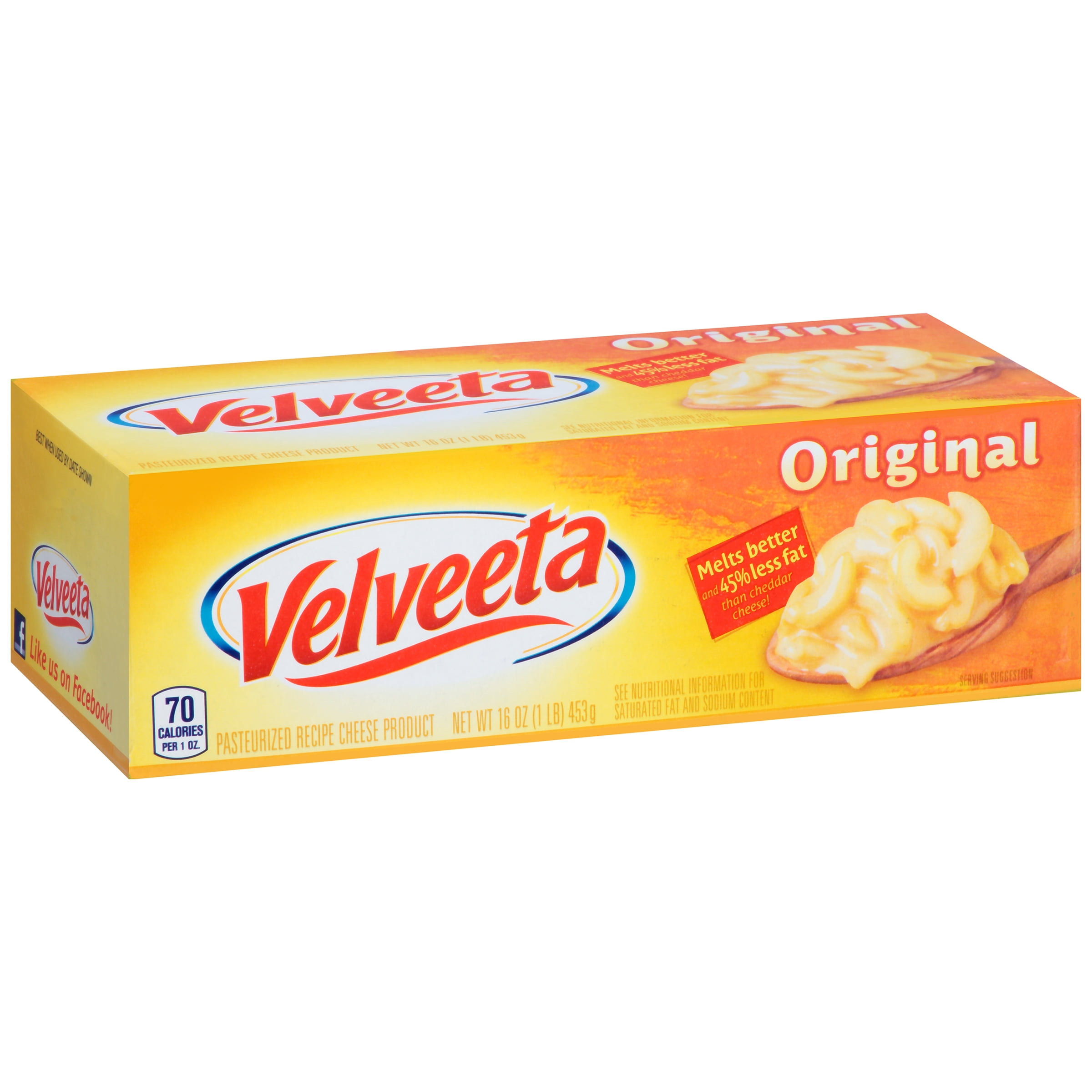 Velveeta Cheese Original Loaf, 16 oz (454 g), canister by Kraft Heinz Foods Company