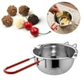 thumbnail image 4 of veasfak Pot à Chocolat en Acier Inoxydable 480ml Pot à Fondre le Chocolat, Poignée Rouge, 4 of 9