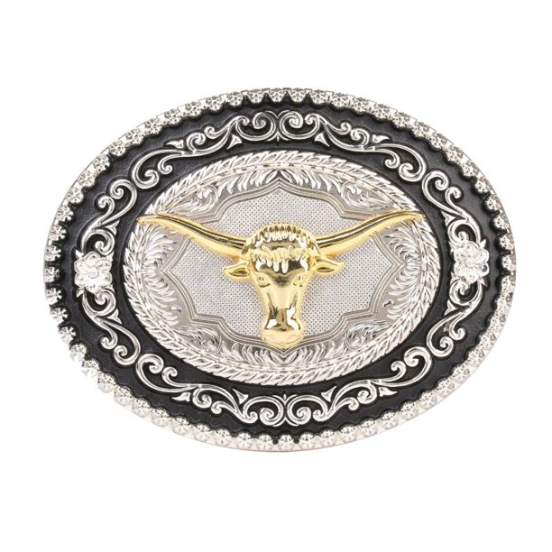 Hebilla de Cinturón de Vaquero Occidental Accesorios de Ropas para Hombres - Long Sunnimix Hebilla de cinturón occidental