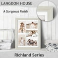 thumbnail image 5 of Langdon House 11x14 Almond White Collage Frames w/ Mat for 5 - 4x6 Photos, Contemporary Farmhouse Style, 6 Pack, Richland Collection (US Company), 5 of 6