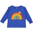 thumbnail image 3 of Inktastic Lil Sis Rainbow Sun Design Boys or Girls Long Sleeve Toddler T-Shirt, 3 of 5