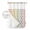 Beige, variant on No Hook Colorful Polka Dot Shower Curtain with Snap in Liner Set, Cartoon Watercolor Geometric Waterproof Fabric Bathroom Curtains with See Through Top Window, Hotel Style Small 36 x 72 Inch
