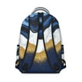 thumbnail image 3 of Blue Gold Marble Backpack for School,Cute School Bag,Schoolbag with Adjustable Shoulder Straps & Padded Back,15.3"x11"x7.1".﻿, 3 of 6