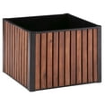 thumbnail image 1 of Grapevine Slat Wood Planter, Rectangular, 23.6IN, 1 of 7