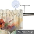 thumbnail image 5 of Funny Bird Valance Curtain Rustic Farmhouse Watercolor Bird Curtain Valances for Cafe Living Room Bath Room 1 Panel 54x18inch(2Pcs), 5 of 5