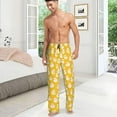 thumbnail image 4 of PISONIC Funny Mens Pajama Pants Lounge Men's Pajama Bottoms Soft Sleep Pants With Pockets Drawstring, 4 of 7