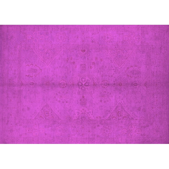Ahgly Company Indoor Rectangle Oriental Pink Industrial Area Rugs, 2' x 3'