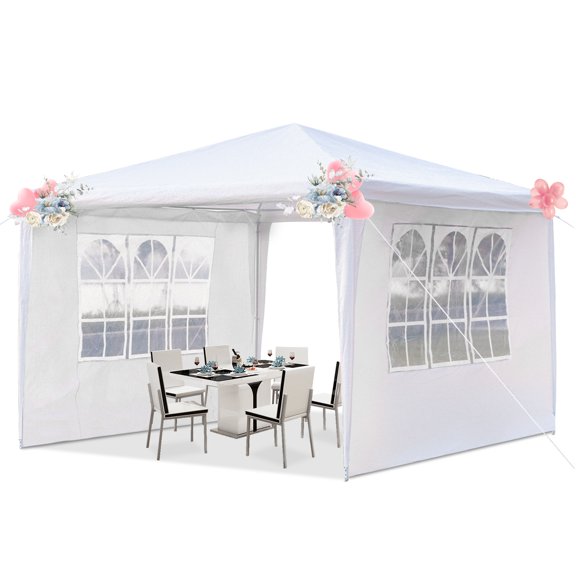 GoDecor 10'x10' Wedding Canopy Tent Gazebo-3 Sides