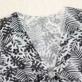thumbnail image 6 of Girls Swimsuit 4 Piece Floral Print Tops Skirts with Bikini Set for Kids Swimwear Outfit, 6 of 7