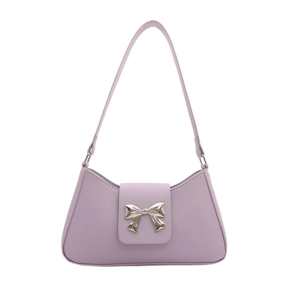 Sophisticated Armpit Bag For Women Bows Handbag PU1eatherShoulder Bags Trendy Underarm Purse for Various Occasion