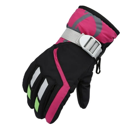 

Toddler Winter Gloves Winter Outdoor Kids Boys Girls Snow Skating Snowboarding Windproof Warm Ski Gloves