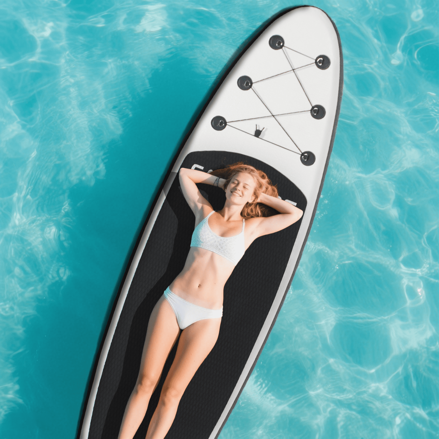 OZVMZQ 10' Inflatable Stand up Paddle Board, with Premium Accessories, Durable PVC Material, Non-slip EVA Deck, Yoga Fishing, for Kid & Adult