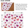 thumbnail image 7 of Valentines Placemats Set of 6 Hearts Valentine''s Day Placemat Table Place Mats for Dining Kitchen Table Easy to Clean Washable 12" x 18", 7 of 7