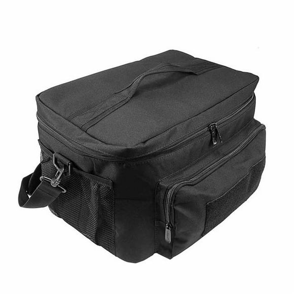 NcSTAR CVKOLM3023B Vism Insulated Cooler Lunch Bag with Molle & Pal Webbing&#44; Black - Medium
