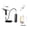 TM80S Black K, variant on Cordless Airbrush Kit with Gravity Trigger Type Spray Gun for Art Model Body Paint Artist Makeup Nail Tattoos Cake Tools
