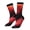 3 Black, variant on Closeup Red Flamingo Portrait Print Adult Socks for Men & Women,Calf Socks, Ankle Socks,Boots Socks,Breathable Casual Sock,Unisex Crew Socks