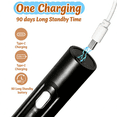 thumbnail image 3 of Milk Frother Handheld,Rechargeable Frother Wand Hand Mixer Electric Handheld for Coffee,Electric Whisk With 3 Stainless Whisks 3 Speeds Stand,Hand Mixer for Lattes,Cappuccino,Matcha,Egg,Black, 3 of 7