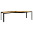 thumbnail image 2 of vidaXL 9 Piece Outdoor Dining Set with Cushions Poly Rattan Black, 2 of 3