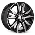 thumbnail image 2 of 2016-2021 Chevrolet Malibu 18" Machined Black OEM Factory Wheel Rim 22969723, 2 of 4