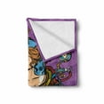 thumbnail image 2 of Fantasy Soft Flannel Fleece Blanket, Futuristic Super Hero Woman Space Astronaut Science Fiction Graphic, Cozy Plush for Indoor and Outdoor Use, 60" x 80", Purple Sky Blue Marigold, by Ambesonne, 2 of 6