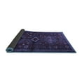 thumbnail image 2 of Ahgly Company Indoor Square Persian Blue Traditional Area Rugs, 4' Square, 2 of 4