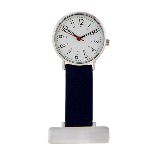 Guardurnaity Reloj de moda para enfermeras, control preciso del tiempo, reloj de bolsillo para mujer, relojes de enfermería duraderos Relojes Cuero negro