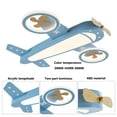 thumbnail image 6 of Wildnix Airplane-Shaped Ceiling Light with Remote Control, LED Light Source, Adjustable Brightness, and Multiple Dimming Effects for Kids Room, 6 of 7