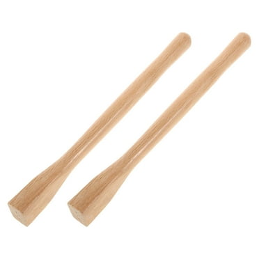 2pcs   Replacement Wood Handle Garden Tool Handle Hammer Handle Hoe Handle Accessory