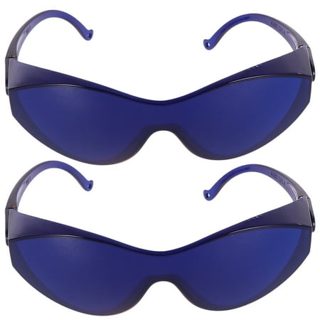 

1 Pack/2pcs Protective Protective Glasses IPL Eyeglasses Safty Eye Patch Eye Protector Hair Removal Safety Glasses (Blue)