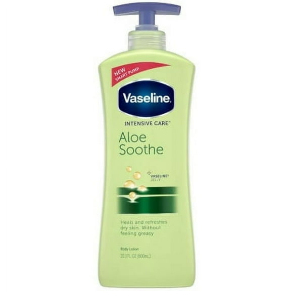 Vaseline Intensive Care Aloe Soothe Lotion, 20.3 oz (Pack of 2)