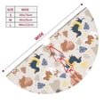 thumbnail image 3 of Lsque Dogs Print Christmas Tree Skirt, Tree Skirt with Ties or Velcro, Perfect for Holiday Decorations, Halloween, and New Year-36", 3 of 7