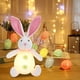 thumbnail image 4 of Decoraciones de Pascua, adornos de Pascua, regalos de Pascua, decoración de conejito peludo brillante, muñeco de gnomo sin rostro, lindo conejito peludo de Pascua, regalo de cumpleaños, decoraciones d, 4 of 7