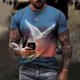 thumbnail image 4 of Camiseta de todos los días unisex para hombre Camiseta de manga corta con estampado gráfico en 3D Casual Pompotops oipoqjl32638, 4 of 9