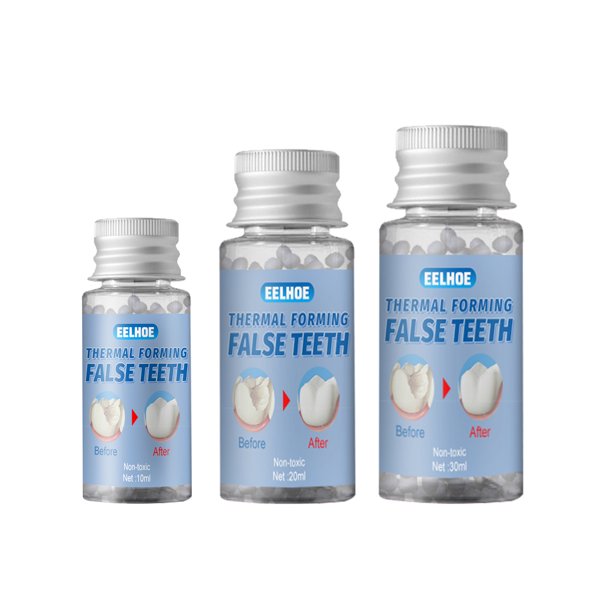 EElhoe Falseteeth Teeth Solid Glue Fangs Fake Tooth Dentures Props