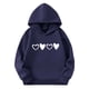 thumbnail image 3 of Sudaderas con capucha para niños y niñas, sudaderas casuales de manga larga, lindas sudaderas de gran tamaño con bolsillo de polar, chaquetas para niñas, 3 of 4