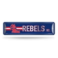 thumbnail image 1 of Rico Industries Ncaa Mississippi Rebels Home D?Cor Letrero De Metal Para La Calle (4 X 15 Pulgadas)  Ideal Para El Hogar, Oficina, Dormitorio Y Cueva Del Hombre  Hecho, 1 of 5