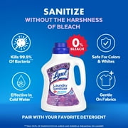(2 pack) Lysol® Laundry Sanitizer Additive, Eliminates Odor Causing Bacteria, Lavender Fusion, 90 fl oz