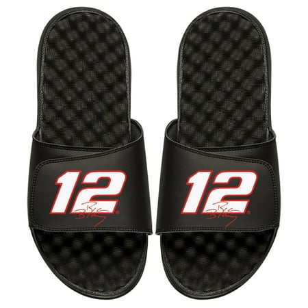 

Men s ISlide Black Ryan Blaney NASCAR Driver Name & Number Slide Sandals