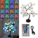 thumbnail image 3 of Flores artificiales, flores falsas, flores artificiales, juego de regalo para mujer, pantalla extraíble, lámpara de mesa de San Valentín, Navidad, lámpara de árbol de rosas LED de simulación RGB, lámp, 3 of 7