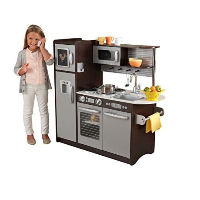 Kids Wooden Modern Kitchen Cooking Pretend Play Set for sale online TY570396 