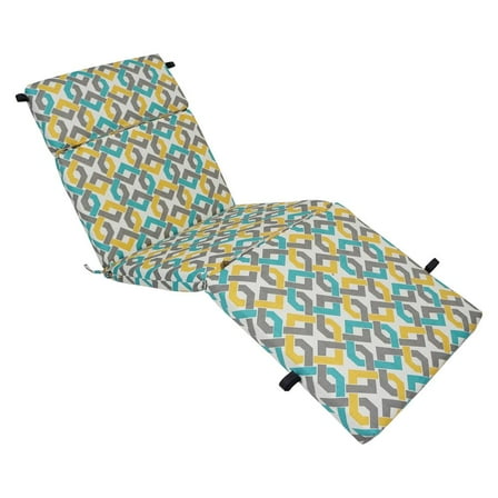 Blazing Needles 72-inch by 24-inch Polyester Outdoor Chaise Lounge Cushion 93475-OD-186
