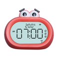 thumbnail image 2 of Reloj Despertador Baoblaze temperatura interior con repetición electrónico rojo, 2 of 8