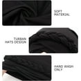 thumbnail image 2 of 3 Pcs African Women Turban Caps Pre-Tied Twisted Turbans for Women Head Scarf for Women Hair Wraps Cover Beanie, 2 of 7