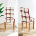 thumbnail image 3 of Yayeee 4 Pack Dining Chair Covers Stretch Parson Chairs Slipcovers Seat Protector, Red Tartan, 3 of 6